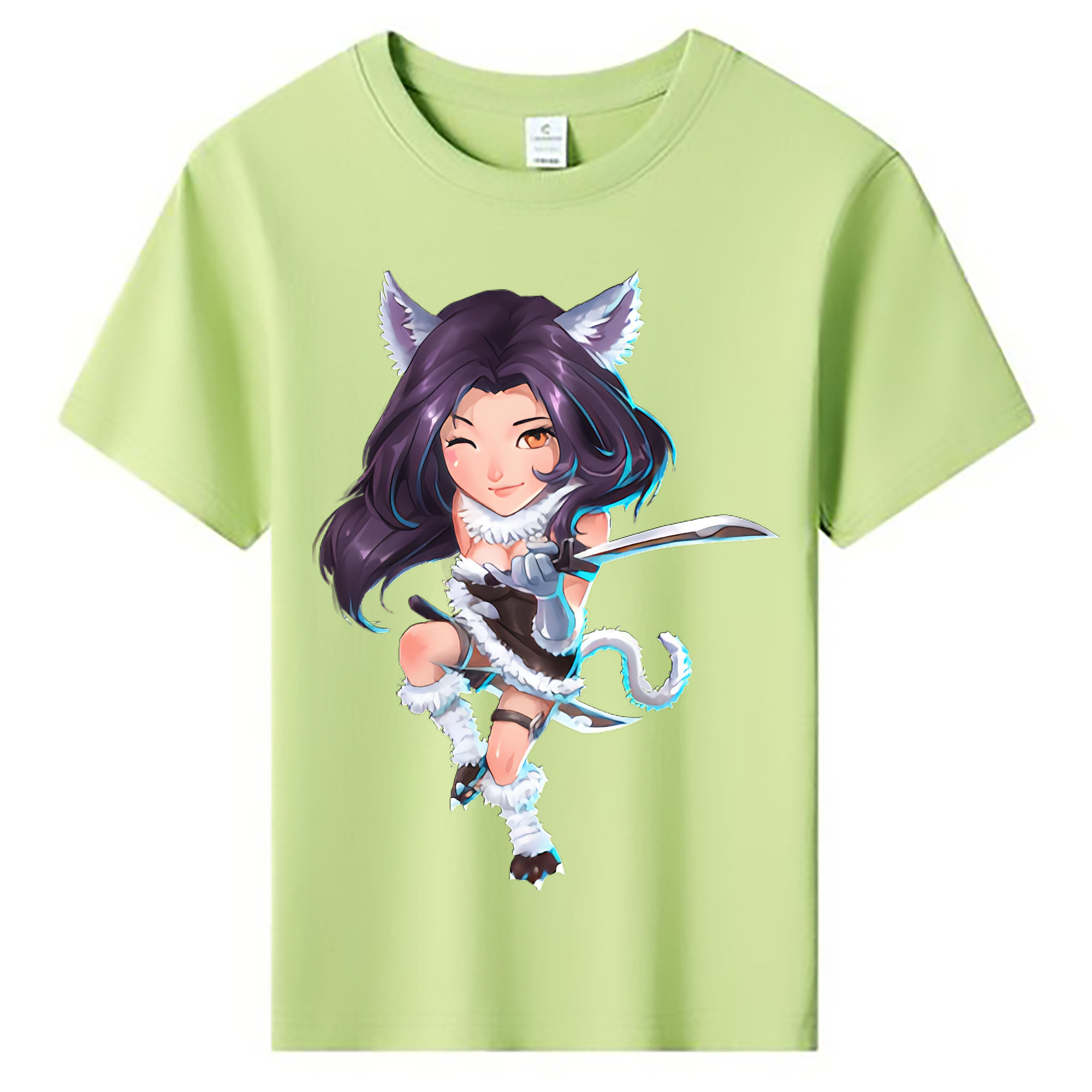 （画像用） リーグ・オブ・レジェンド League of Legends LOL 綿100％キッズTシャツ（フロントプリント）